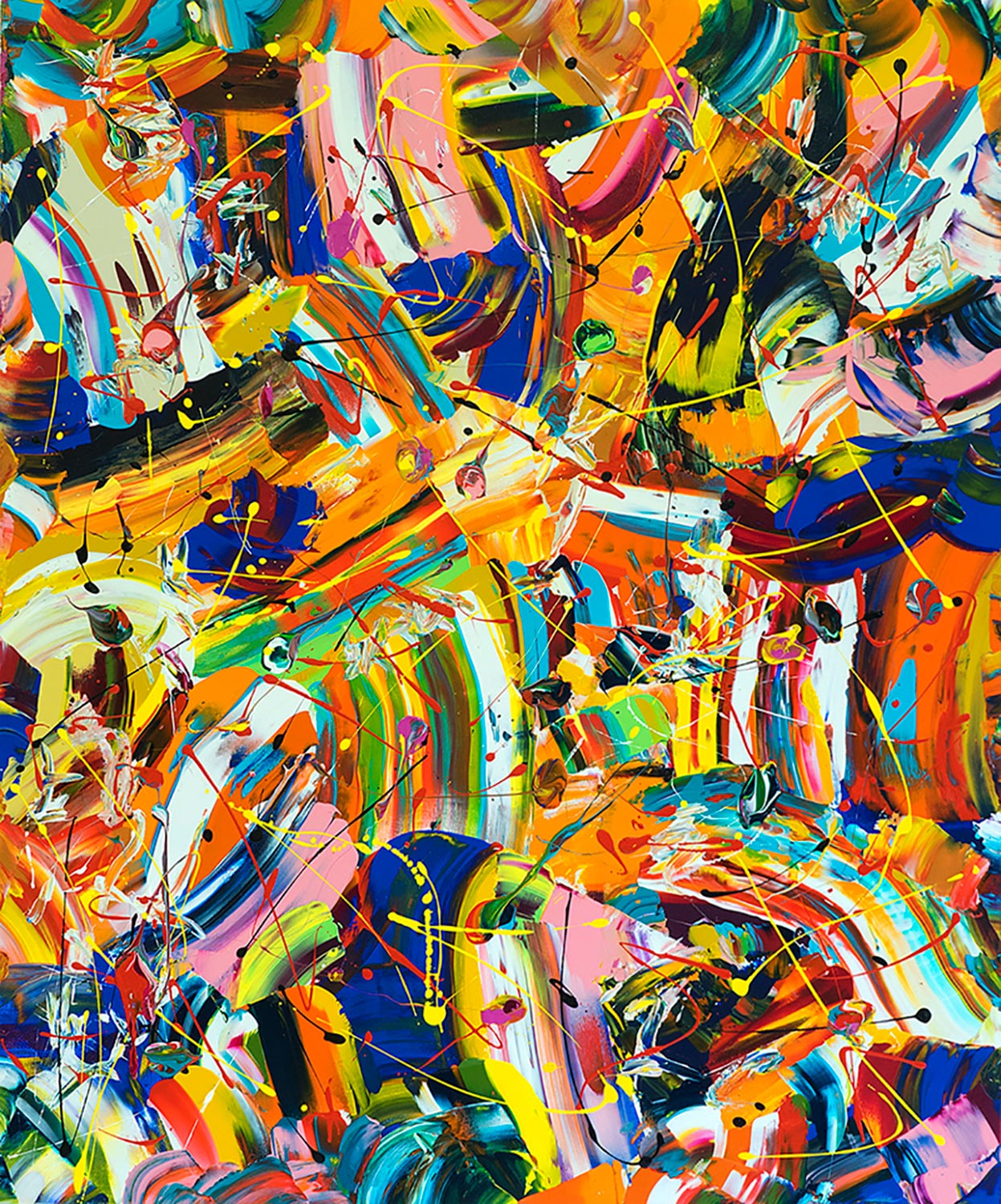 Tutti Frutti, acrylic on canvas, 100 cms x 120 cms