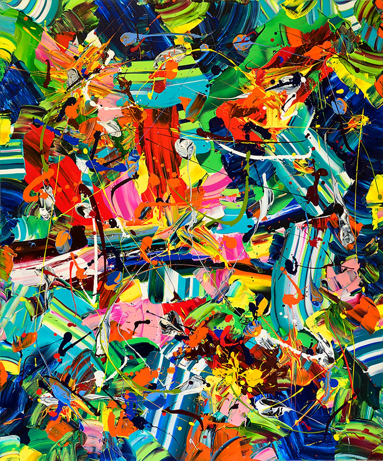 Jive Time, acrylic on canvas, 100 cms x 120 cms