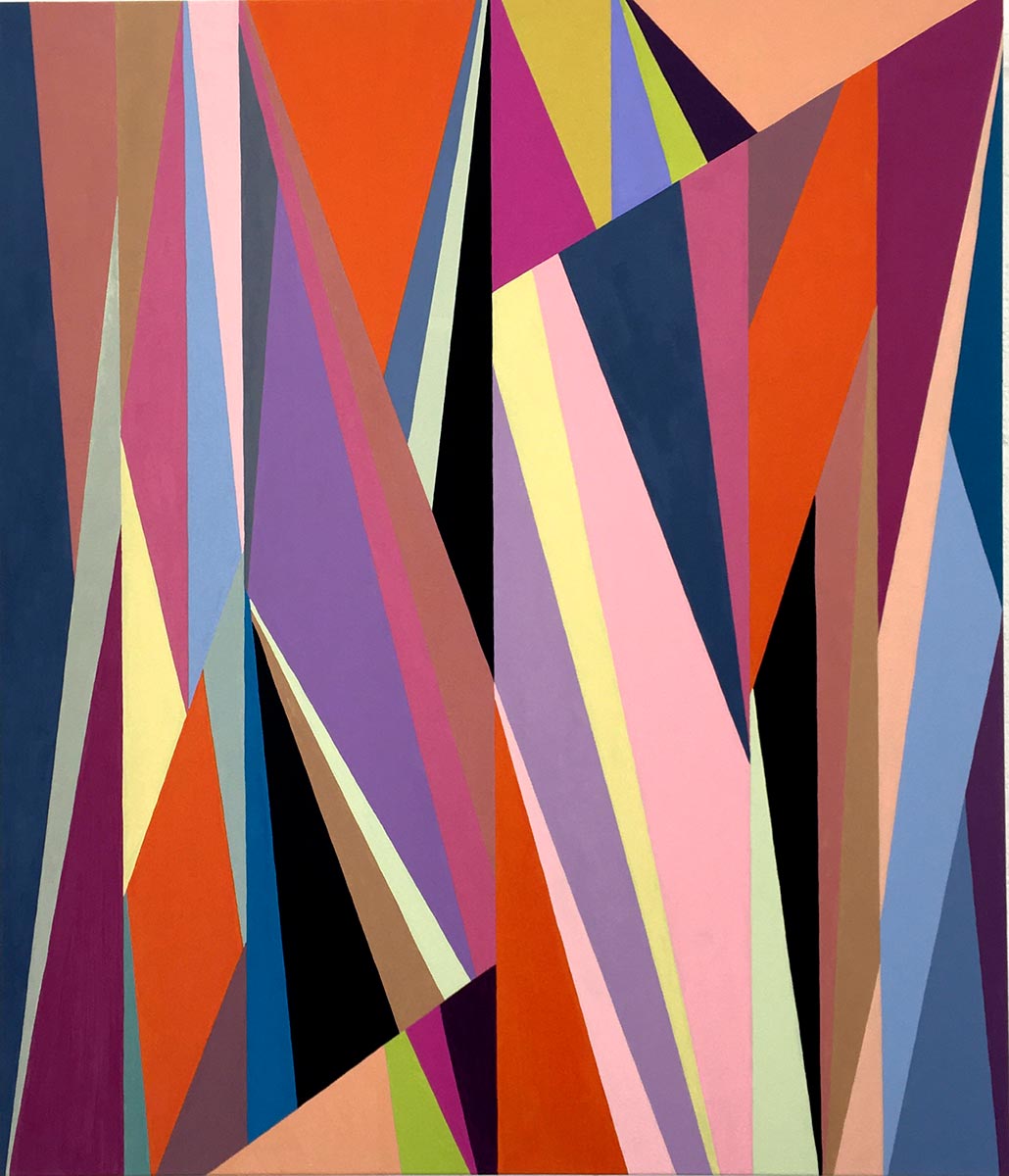 Jitterbug, acrylic on canvas, 60 cms x 70 cms